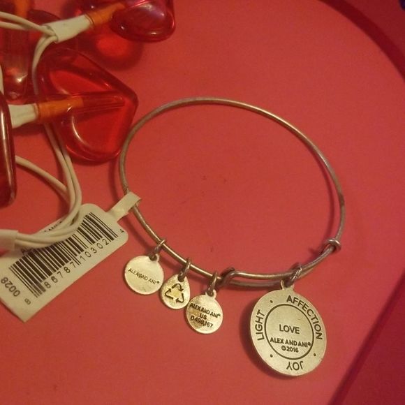 🖤Alex & Ani RARE Love III, EWB, RS Expandable Bangle Bracelet NWT - Picture 2 of 4